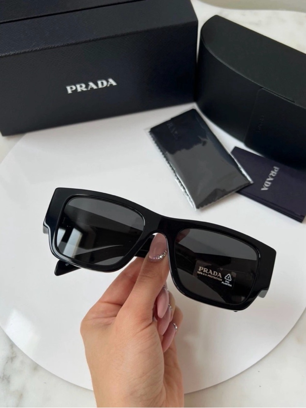 Prada Milano Black Sunglasses